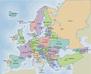 Europe map major cities major 3 - major free wallpaper for desktop