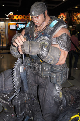 Man costume motorcycle engine museum - assemblage free wallpaper for mobile