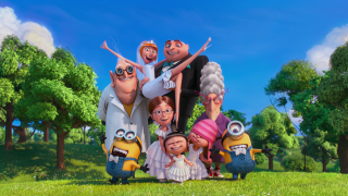 Family minions park photo despicable - a family free wallpaper