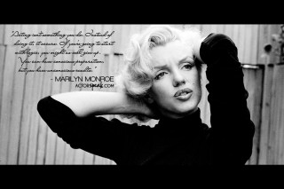 Woman black shirt marilyn monroe 2 - photo free wallpaper