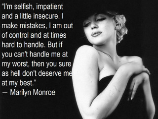 Marilyn monroe quote self confidence - eleanor best free wallpaper for desktop