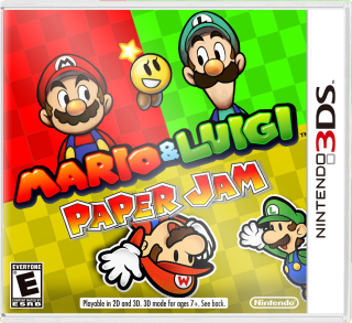 Mario luigi paper jam nintendo - dan content free wallpaper for tablet