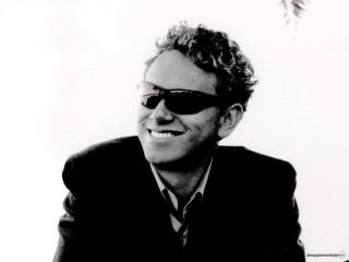 Man suit sunglasses smile palm - a palm tree in the background free wallpaper