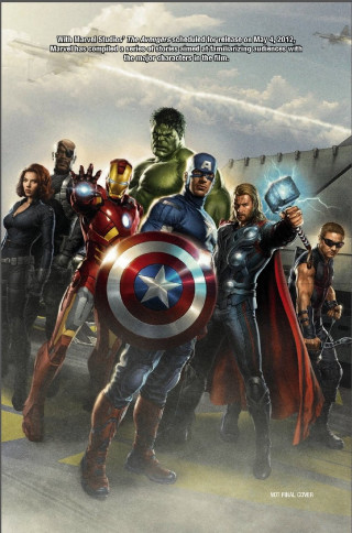 Avengers group standing wall caption - assemblage free wallpaper for mobile