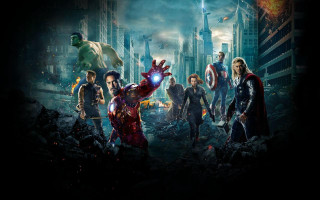 Avengers movie poster characters city - the character free wallpaper for desktop