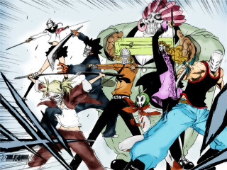 Sword wielding skull head arms - epic scale free wallpaper