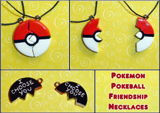 Pokemon pokeball necklaces jewelry cloisonnism - word free wallpaper