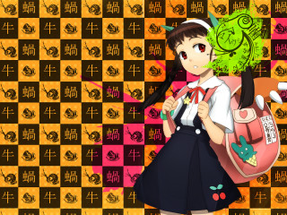 Girl backpack checkered background dragon - a backpack and a backpack free wallpaper