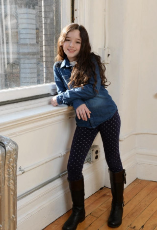 Girl polka dot booties smile - photoshoot free wallpaper