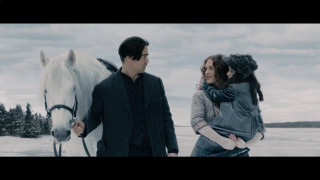 Man woman horse snow black - a man and woman free wallpaper for desktop