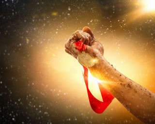 Medal sky snowshine 3d award - shining free wallpaper for desktop