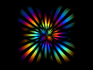 Colorful abstract background black rainbow 2 - a black background and a rainbow free wallpaper