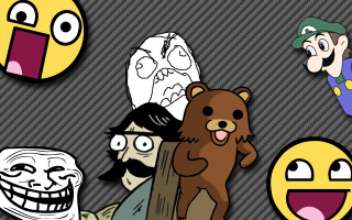 Cartoon faces expressions funny smiley - and a man free wallpaper for desktop