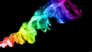 Rainbow colored smoke dark sky - the dark sky free wallpaper for desktop