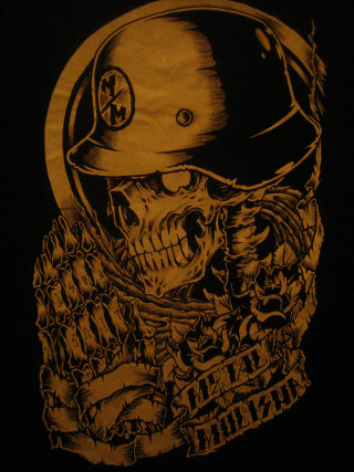 Skull helmet knife drawing skull - ed roth free wallpaper for mobile