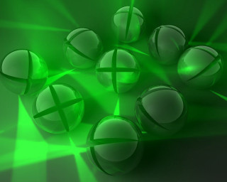 Balls green light cross black - a bunch of balls free wallpaper for desktop