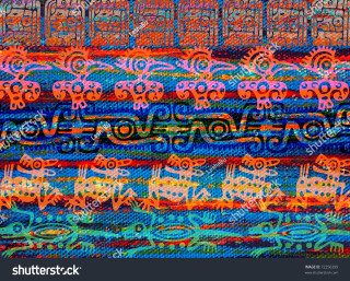Colorful abstract background fish waves - a colorful abstract background free wallpaper