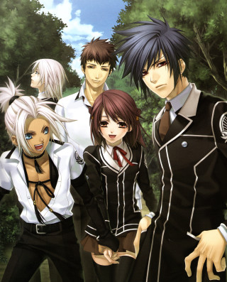 Anime characters group trees bushes - tree and bushes free wallpaper for mobile