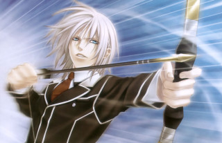 Man sword pointing blue sky - man free wallpaper