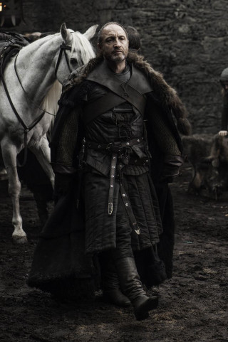 Man black outfit white horse - a dirt ground free wallpaper