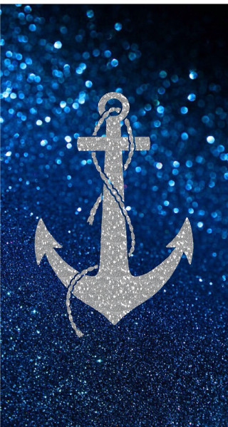 Blue white anchor glitters stars - a.d.m. cooper free wallpaper