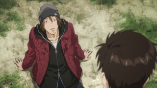 Man hat boy hands face - his hands out free wallpaper