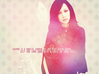 Woman wall quote force cheerful - everyone free wallpaper