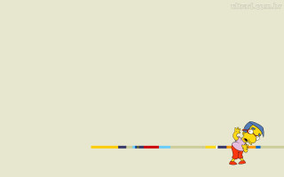 Cartoon character baseball bat white - free minimalism wallpaper