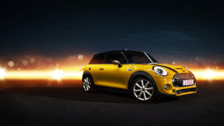 Yellow mini cooper 1970s space - mini free wallpaper