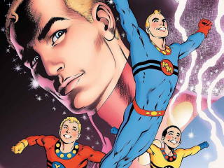 Man flying cartoon lightning two - benjamin marra free wallpaper for desktop