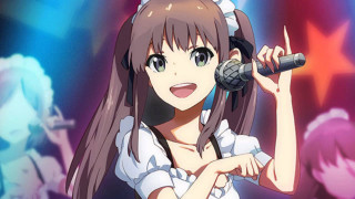 Girl long hair microphone crowd - a microphone in front free wallpaper