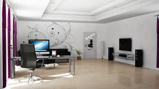 Room desk interior furniture workspace 4 - a desk free wallpaper for desktop