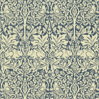 Blue white floral wallpaper design 2 - and a bird free wallpaper for tablet