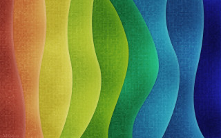 Colorful background wavy lines dots - the middle of it free wallpaper