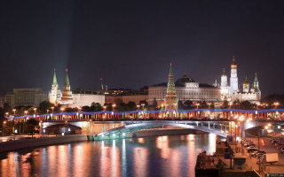 City skyline bridge river night 93 - a bridge over the water free wallpaper