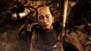 Man helmet chain sword neck - ultra realistic face free wallpaper