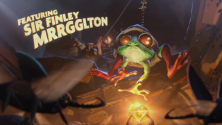 Frog hat light screen caption - a screen free wallpaper