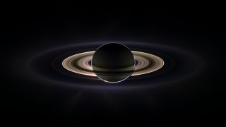 Saturn like object ring dark - the dark sky free wallpaper
