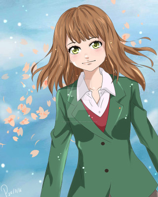 Woman green jacket white shirt - white shirt free wallpaper