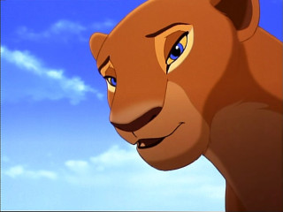 Cartoon lion blue eyes sky - don bluth free wallpaper