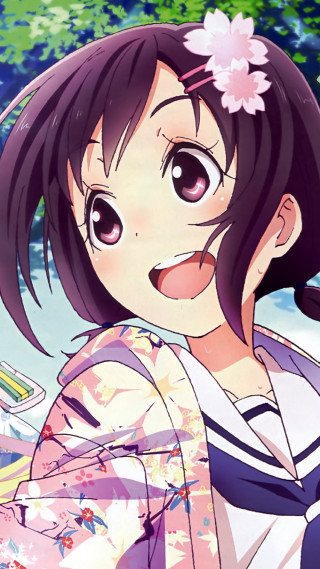 Girl flower hair flower hair - a flower free wallpaper for mobile