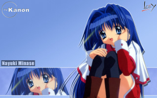 Anime girl blue hair red 16 - shirt free wallpaper for desktop