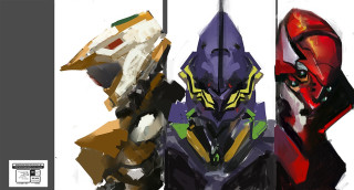 Stylized images armors types series - a sketch free wallpaper