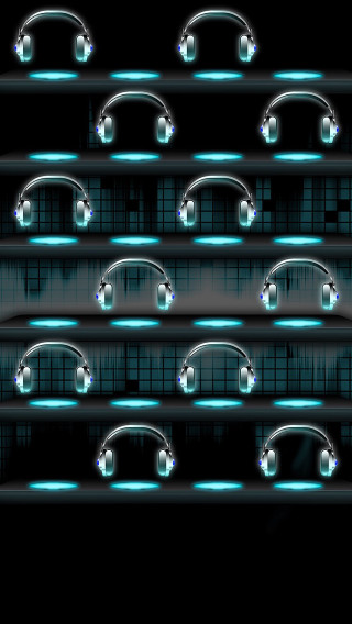 Headphones glowing dark room black - altichiero free wallpaper for mobile