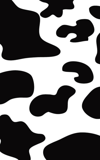 Cow pattern black spots white 2 - david rudnick free wallpaper