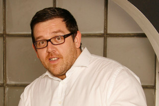 Man glasses funny face knife - a funny face free wallpaper