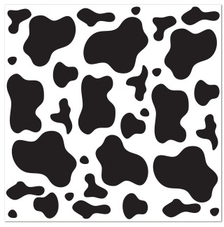 Cow pattern black spots white - face free wallpaper for tablet