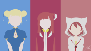 Anime characters different hair colors 3 - a cat ear free wallpaper