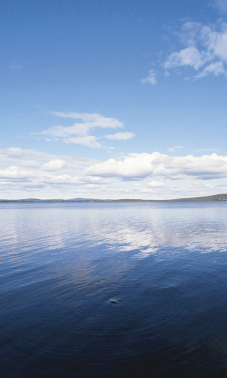 Water sky clouds boat reflection 9 - lake free wallpaper for mobile