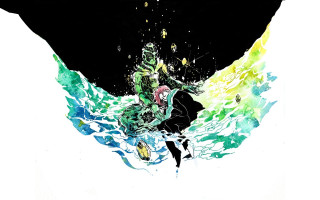 Surfing man wave ocean water - a surfboard in the ocean free wallpaper